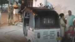 Captura de video del momento de los hechos