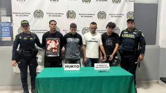 Capturados en flagrancia 