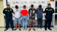 Capturados en flagrancia 