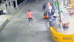 Captura de video del momento de los hechos