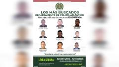 Cartel de los más buscados.