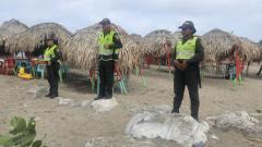 Ambas personas fueron trasladadas al hospital municipal de Puerto Colombia.