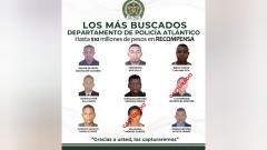 Cartel de los más buscados 