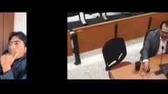 Nicolás Petro en audiencia 