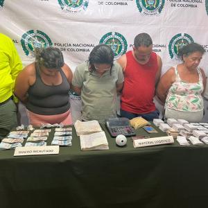 Los señalados fueron detenidos luego de labores de investigación y seguimiento desarrolladas por investigadores de la Sijín.