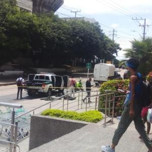 El maletín fue visto en la mañana de este martes