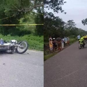 El accidente de tránsito tuvo lugar en el kilómetro 7 de la vía secundaria que conduce de la Cordialidad al corregimiento La Peña, exactamente a las 1:30 a. m.. 