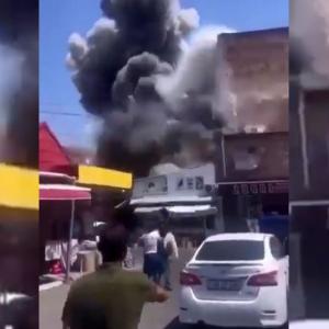 La explosión se presentó en un deposito de pirotecnia.