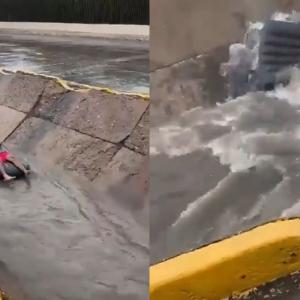 La diversión se convirtió en angustia. 