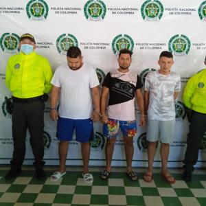 Estos son los detenidos. 