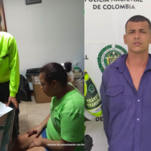 Vanesa Puello Molina y Yuldor Enrique Corrales Molinares, parte de la banda delincuencial.