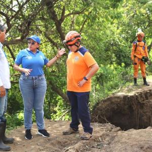 La filtración de este caudal se dirige hacia la ciénaga La Luisa.