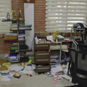 En este estado dejaron los antisociales una de las oficinas del colegio IDPHU.