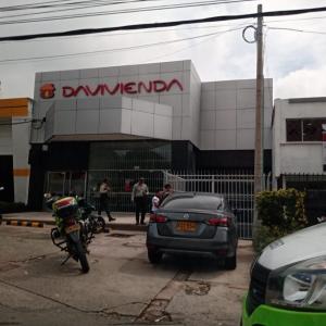 El robo ocurrió en esta sede bancaria ubicada en el barrio Ciudad Jardín.