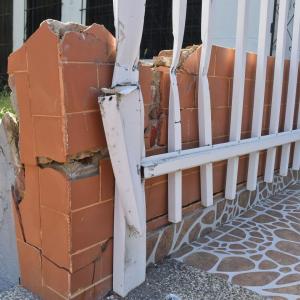 Así quedó la infraestructura de la vivienda tras el siniestro.