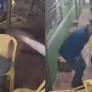 El hombre que resultó atacado logró sobrevivir a la embestida y se recupera en un centro asistencial tras ser herido