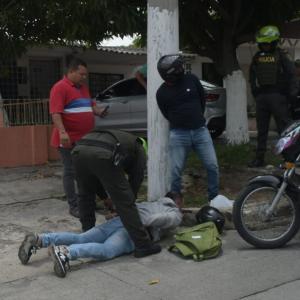 Momento de la captura. 