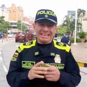 Coronel Marco Ospina, subcomandante de la Policía Metropolitana de Barranquilla.