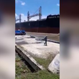 Momentos previos al accidente. 