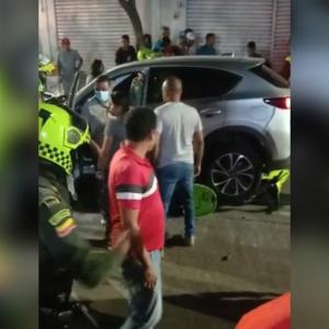 Aspecto de lo sucedido.