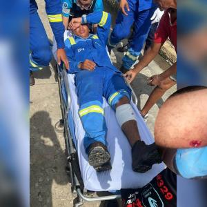 El contratista herido por un ataque a bala