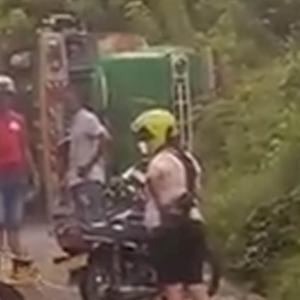 El accidente se presentó en la mañana de este domingo. 