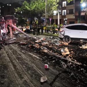 Imágenes del accidente.