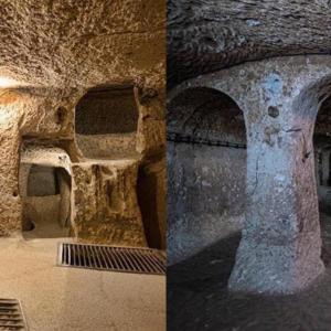 Derinkuyu, la ciudad subterránea en Turquía.