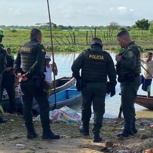 Unidades de rescate en el lugar del hallazgo. 