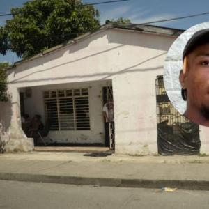 En esta vivienda fue baleado Yoeris Venecia.