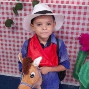 Imagen de Maximiliano, el menor desaparecido. 