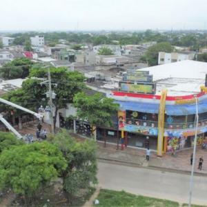 aspecto del procedimiento de corte de energía llevado a cabo en el billar. 
