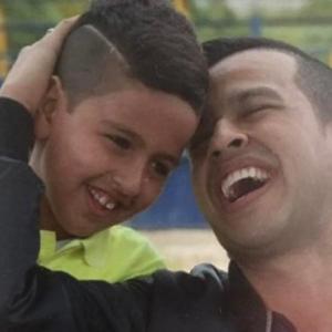 Martín Elías y su hijo