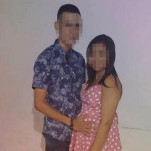 La pareja en cuestión.