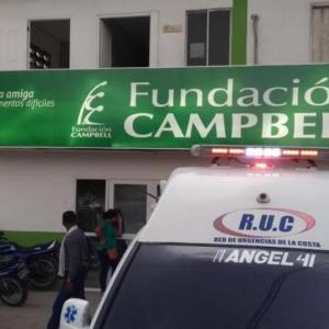 Clínica Campbell, donde falleció la víctima. 