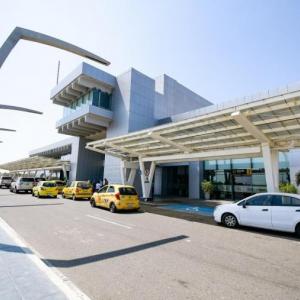 Aspecto del aeropuerto. 