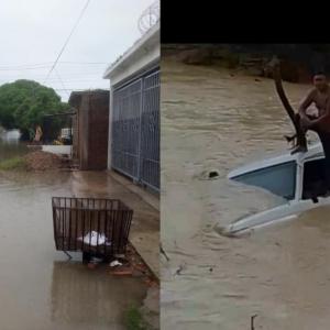 Inundaciones en Riohacha.