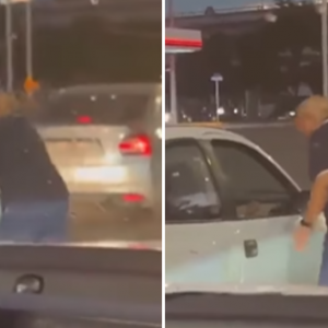 Momento del altercado. 