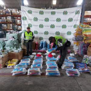 Imagen de elementos incautados.