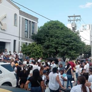 Imágenes del sepelio. 