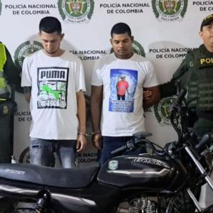 Capturados como presuntos responsables del hecho.