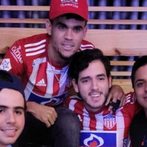 Luis Diaz se reunió con familiares y amigos. 