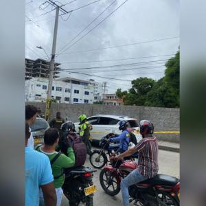 Los reportes indican que el hecho tuvo lugar en la tarde de este jueves en Cartagena. 