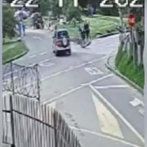 El accidente quedó registrado en video