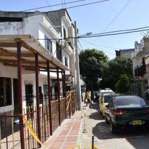 El lugar donde fue hallado el cuerpo sin vida