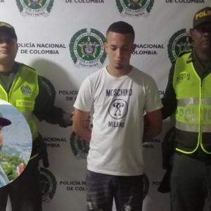 Capturado con agentes / Víctima. 