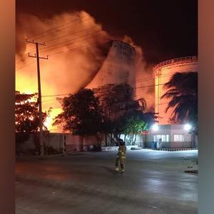 Aspecto del incendio