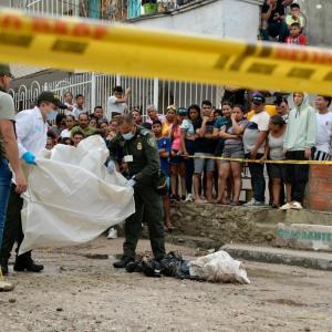 aspecto del cuerpo de Angelo Cerra, uno de los asesinados durante este 2022.