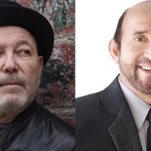 Rubén Blades (izquierda) y Ley Martin (derecha). 