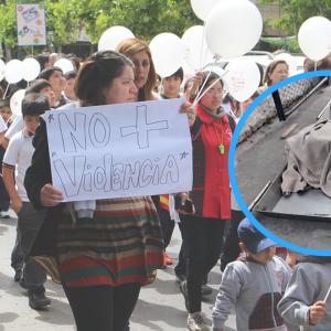 Imagen de referencia de marchas en contra de la violencia contra los menores de edad
